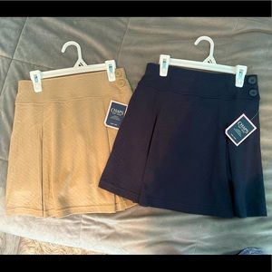 Chaps Girls Uniform Skirts, NWT set of 2, size 12